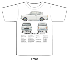Ford Anglia 105E Standard 1959-63 T-shirt Front